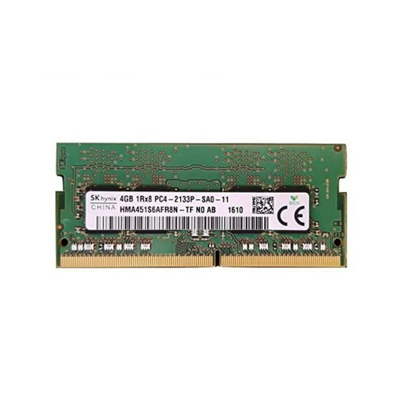 SK Hynix 4GB 1Rx8 PC4-17000 DDR4-2133 1.2volt CL15 260 Pin Sodimm Memory p/n HMA451S6AFR8N-TF 